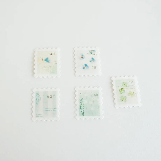 YOHAKU F-009 Pale Dream Stamp Sticker Pieces