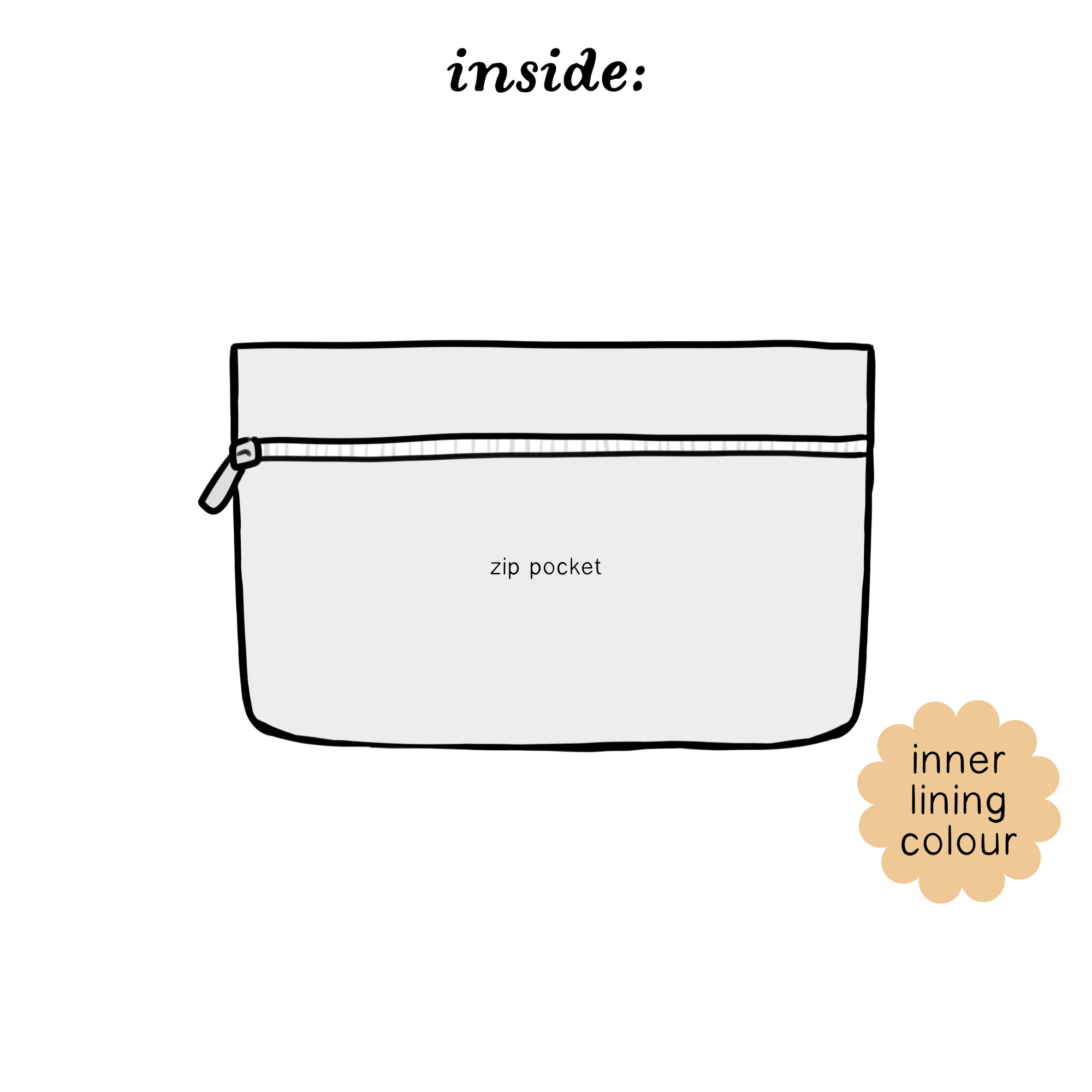The Coffee Monsterz Co | Honey Wide Stationery Pouch | JUNE PRE ORDER