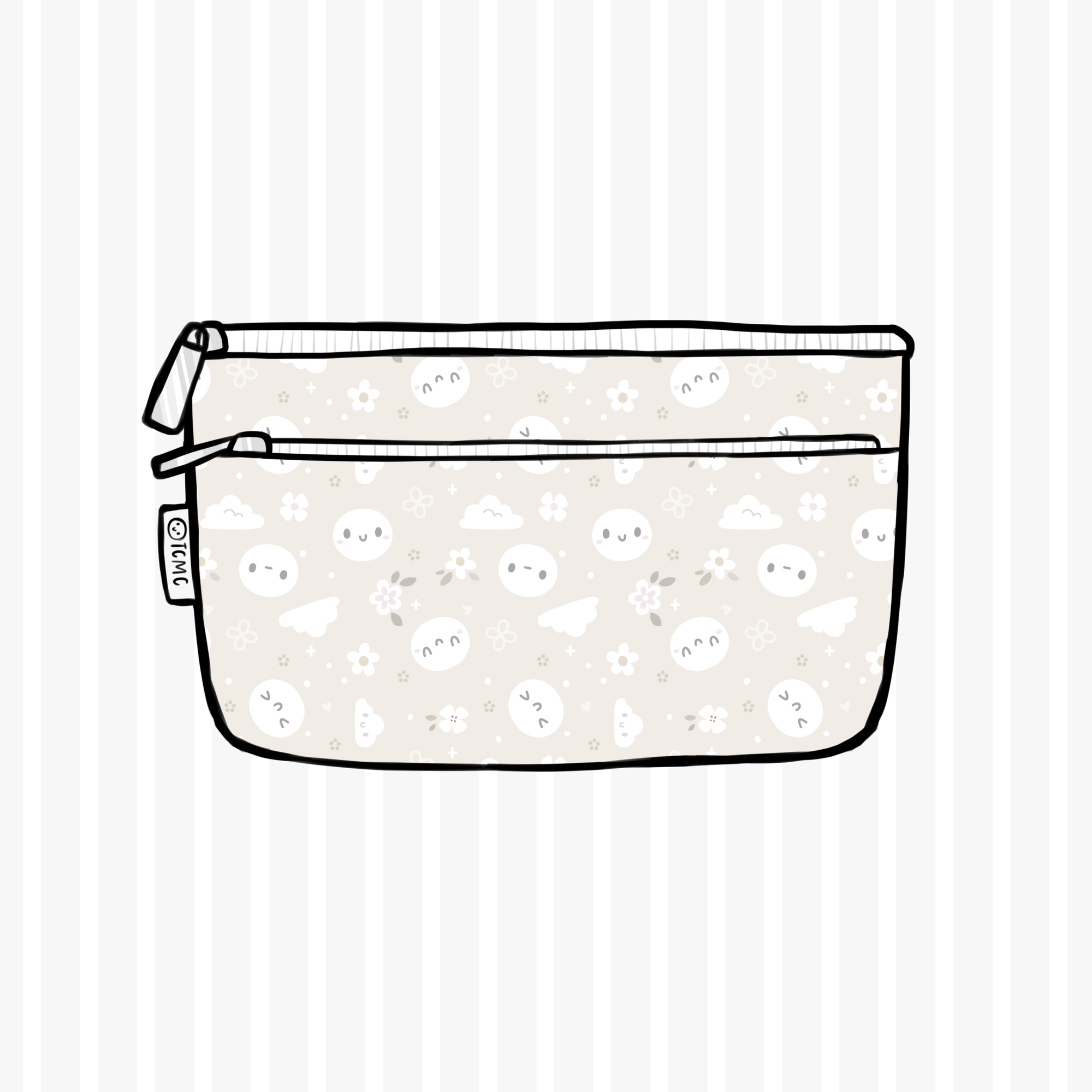 The Coffee Monsterz Co | Oxidized Potato Slim Stationery Pouch | JUNE PRE ORDER