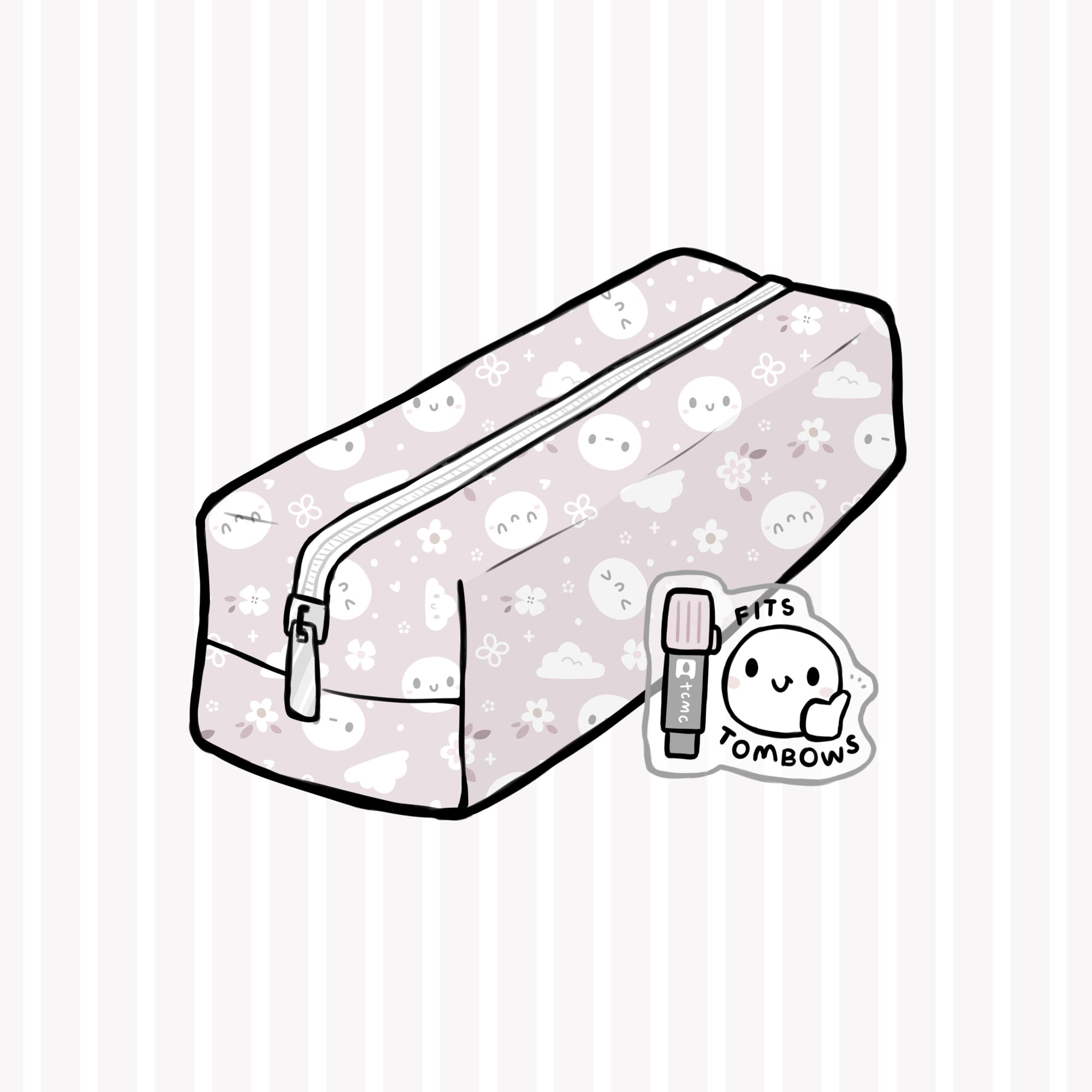 The Coffee Monsterz Co | Sugar Plum Pencil Pouch | JUNE PRE ORDER