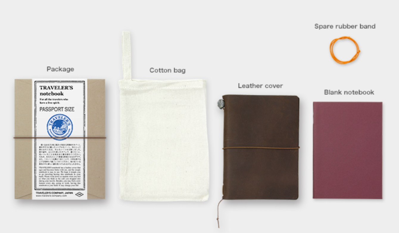 Traveler's Company | Notebook Cover | Passport | Brown