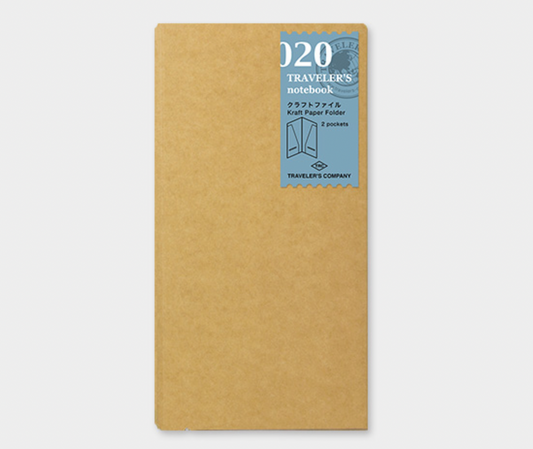 TRAVELER'S COMPANY | Standard Size Refill Kraft Folder | 020