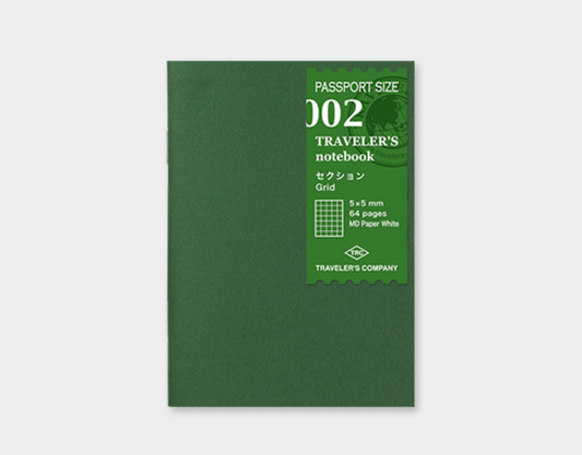 Traveler's Company | Passport Size Refill MD Paper Grid | P02