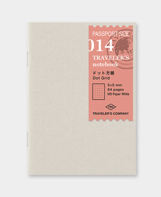 TRAVELER'S COMPANY | Passport Size Refill Dot Grid | P014