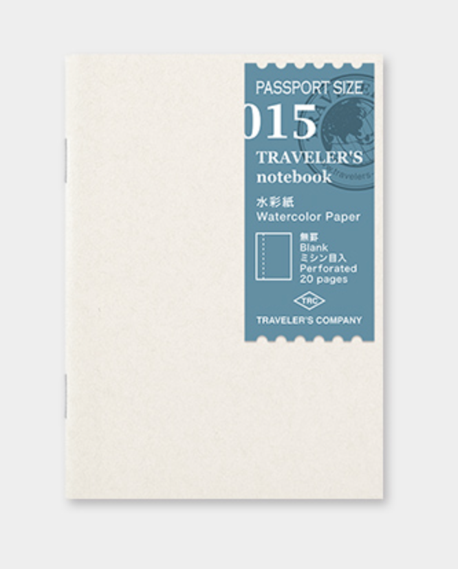 TRAVELER'S COMPANY | Passport Size Refill Watercolor Paper | P015