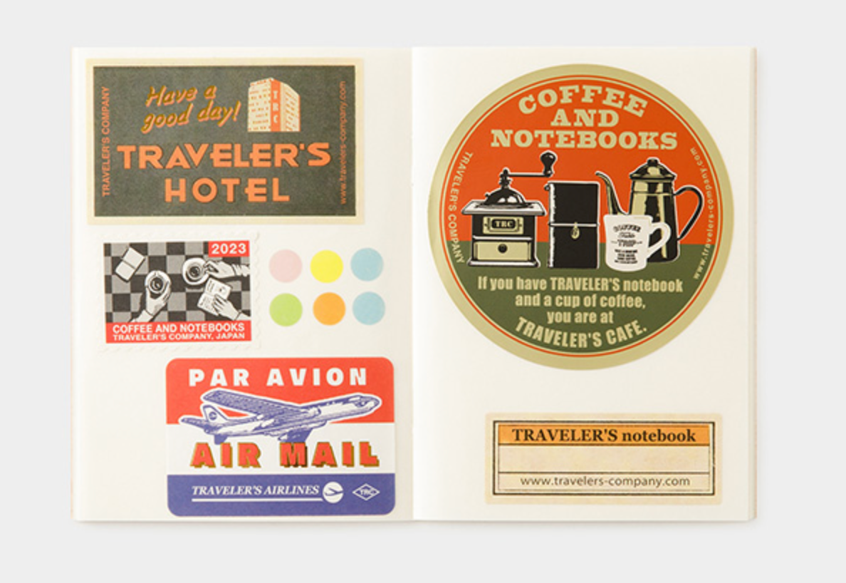 TRAVELER'S COMPANY | Passport Size Sticker Release Paper 017