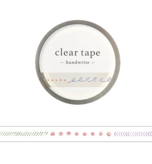 Mind Wave | Handwrite Clear Tape 7mm | 95293