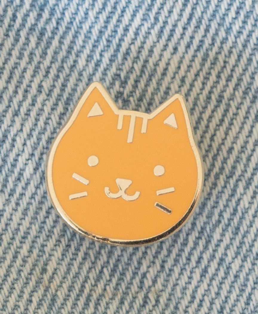 Everyday Olive | Cat Enamel Pin | Various Colors