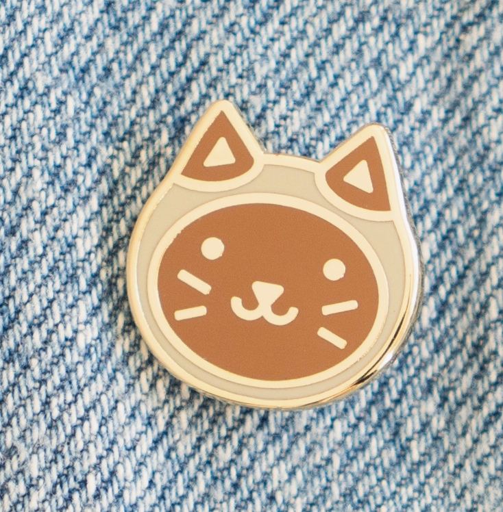 Everyday Olive | Cat Enamel Pin | Various Colors