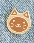 Everyday Olive | Cat Enamel Pin | Various Colors