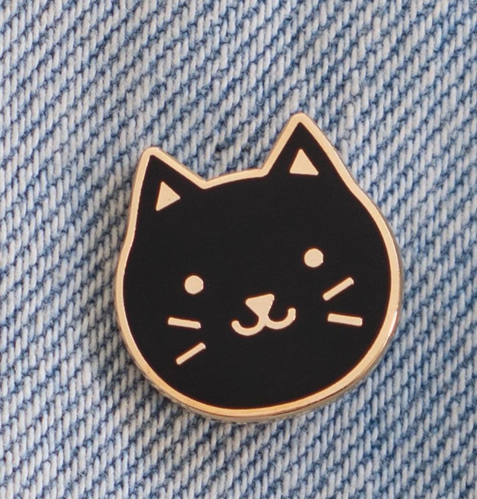 Everyday Olive | Cat Enamel Pin | Various Colors