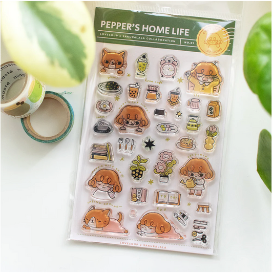 LOVESOUP | Pepper's Home Life Clear Stamp Set