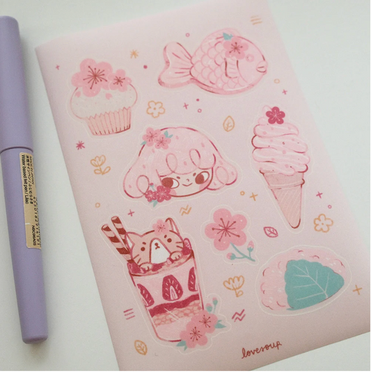 LOVESOUP | Cherry Blossom Washi Sticker Soup
