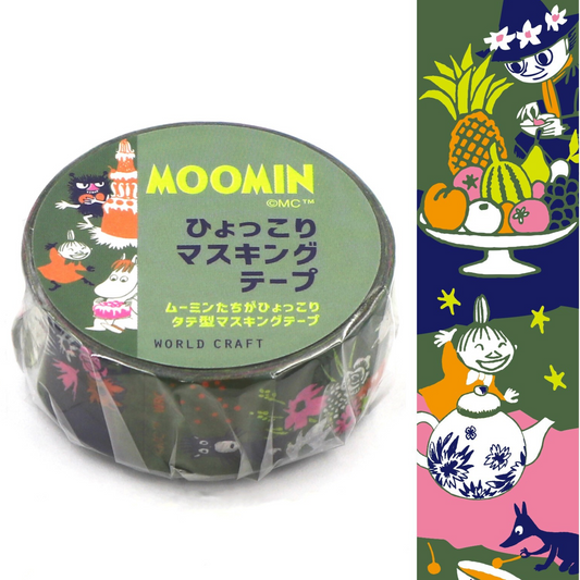 Moomin | Cake Green Scandinavian Washi Tape | MOMT15-006