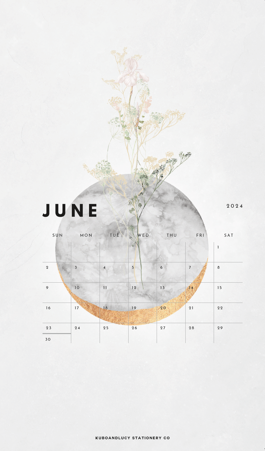 FREEBIE 2024 Monthly Celestial Floral Digital Download KuboandLucy   Screenshot2023 12 13at9.49.38AM 