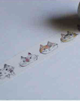 Classiky | Toranekobonbon Watercolor Cats Japanese Masking Tape