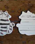 Classiky | Toranekobonbon Cat Cut Out Note Cards