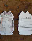 Classiky | Toranekobonbon Cat Cut Out Note Cards