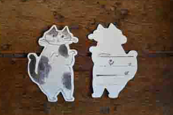 Classiky | Toranekobonbon Cat Cut Out Note Cards