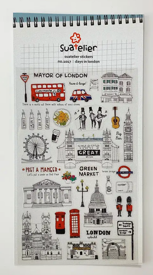 Suatelier Stickers | Days in London | 1017