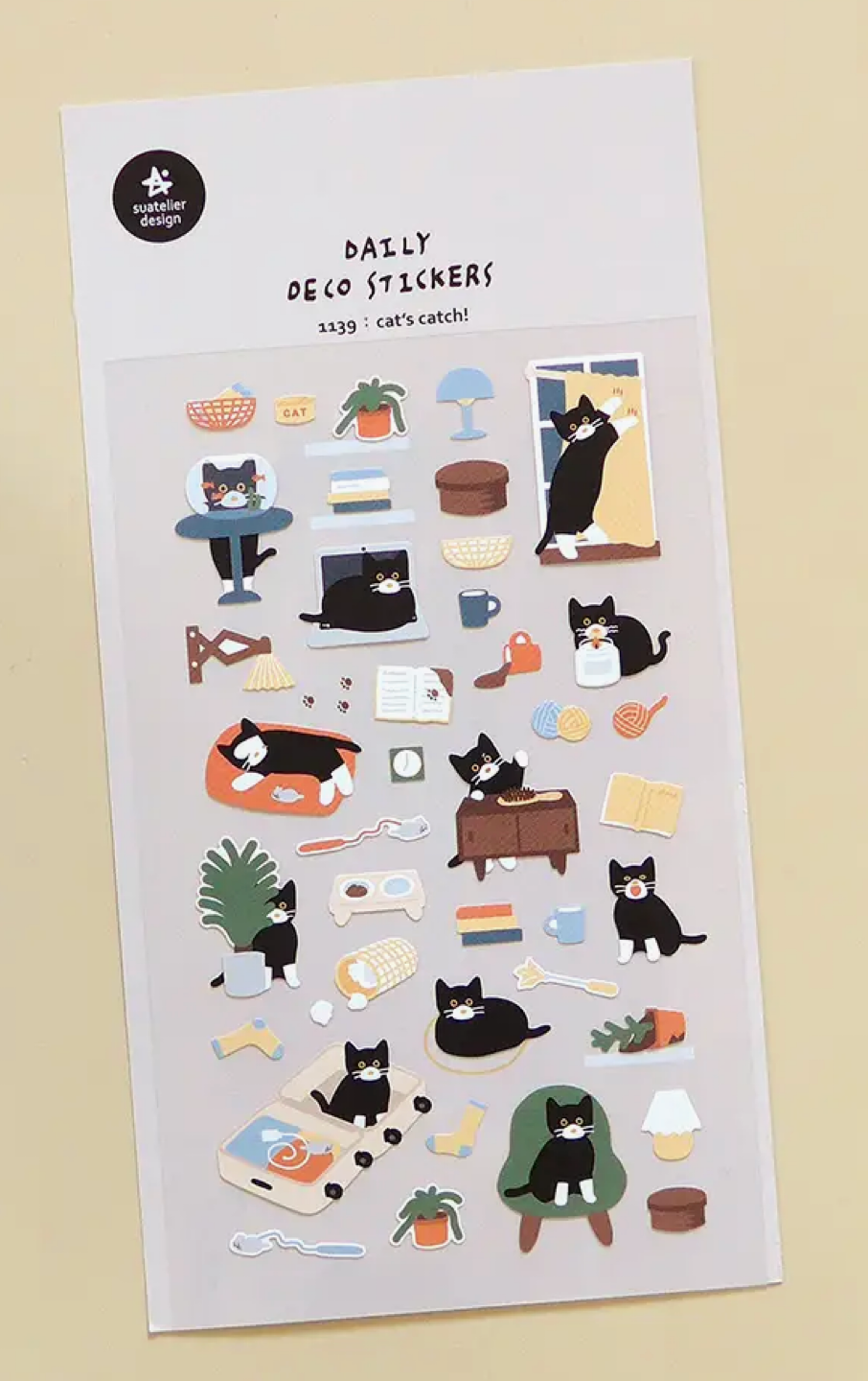 Suatelier Stickers | Cat's Catch | 1139