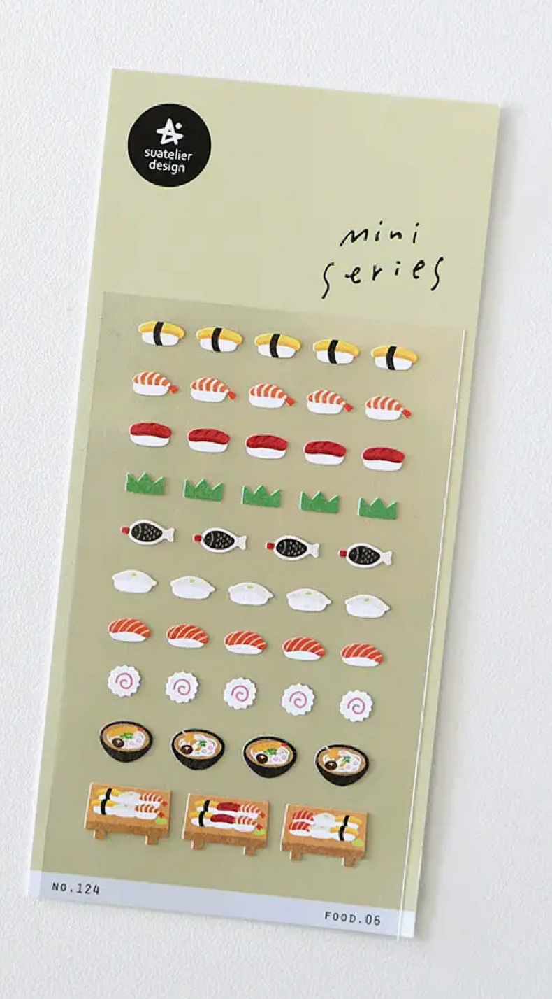 Suatelier Stickers | Mini Series | Sushi | 124