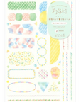 Midori | Yuri Log Watercolor Sticker Sheet | 82676