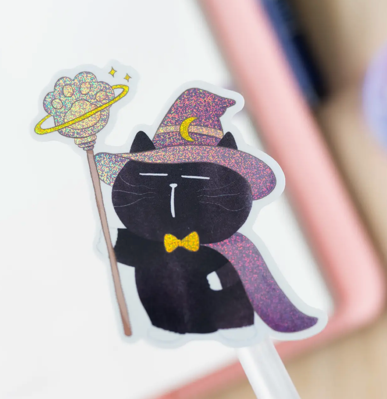 Moonaries Illo | Halloween Wizard Sticker Die Cut