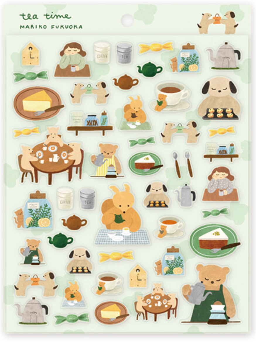 COZYCA | Tea Time Sticker Sheet | 22-901