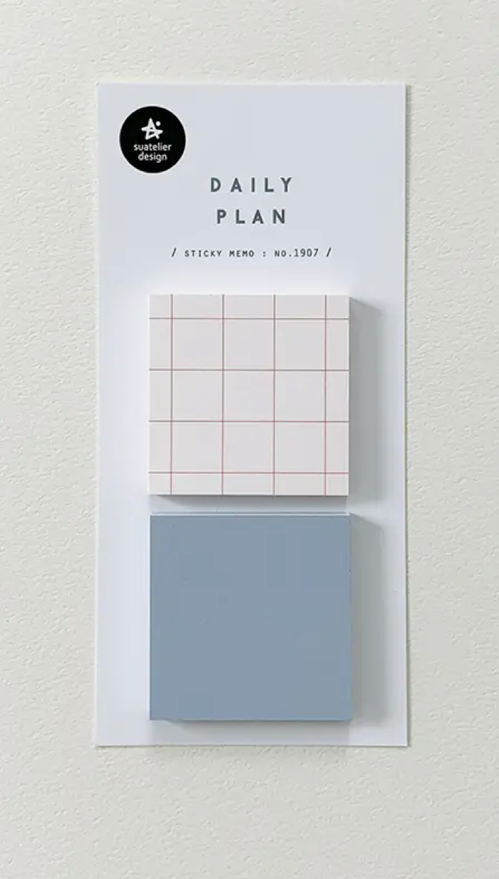 Suatelier Sticky Notes | Daily Plan 07 | 1907