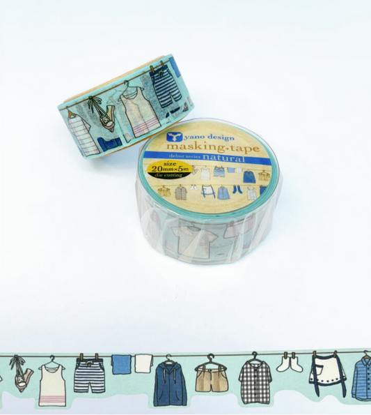 Round Top | Yano Design | Laundry Washi Tape | YD-MK-002