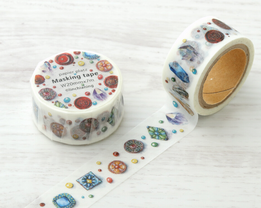 Papier Platz | Linchianing Gems Japanese Washi Tape | 37-825