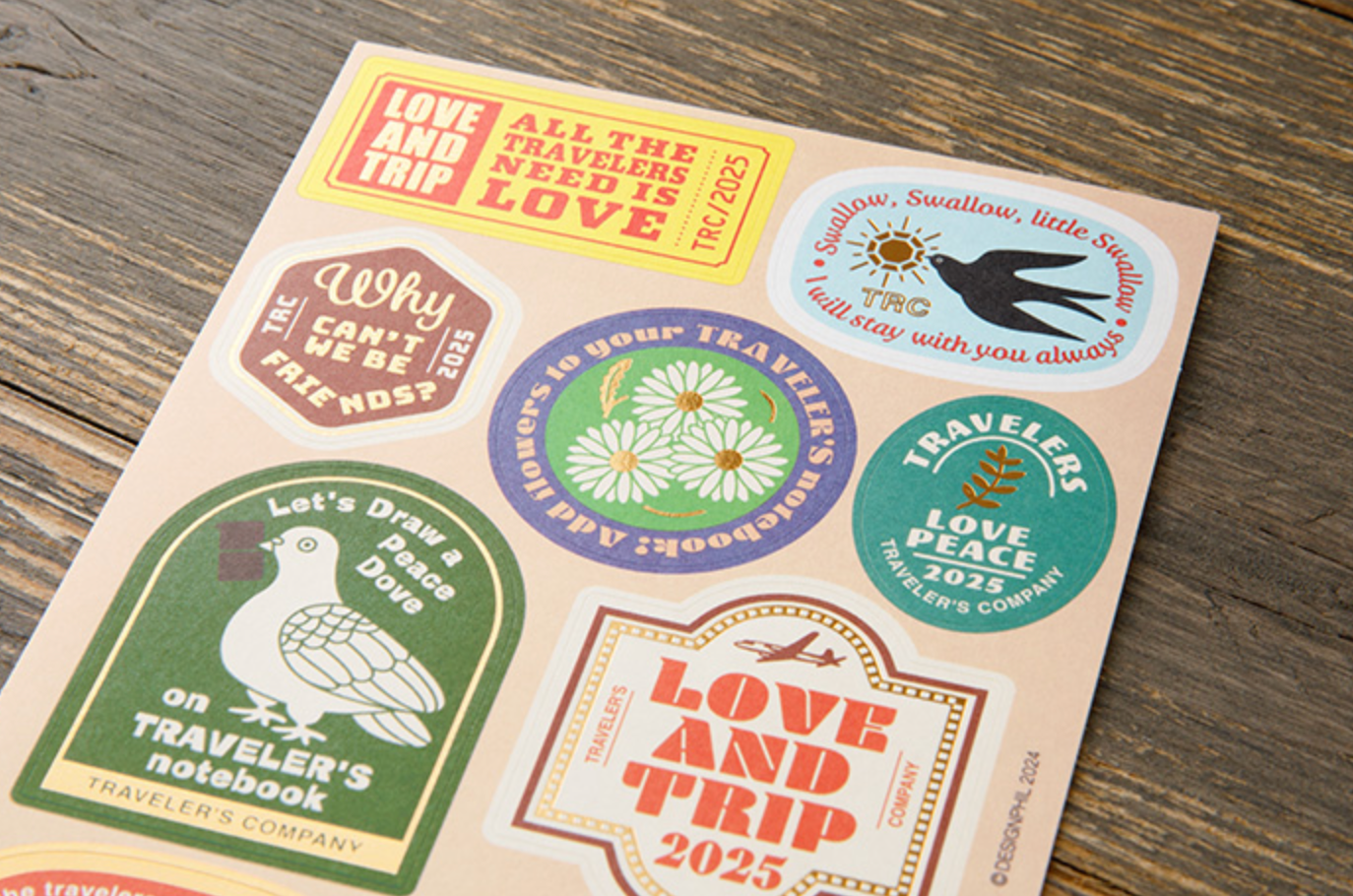 Traveler's Company | 2025 Sticker Set