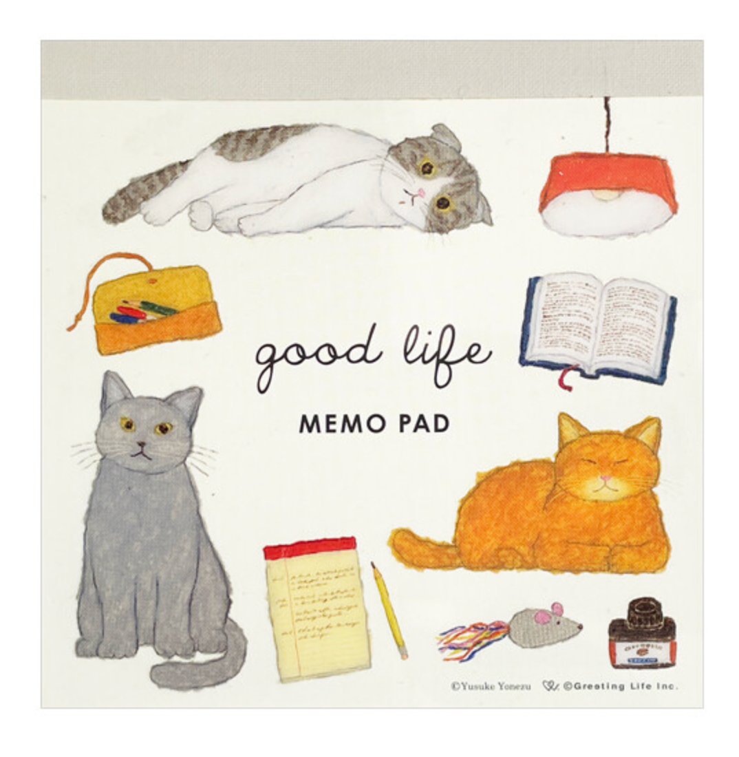 YUSUKE YONEZU | Good Life Memo Pad | YZN-411