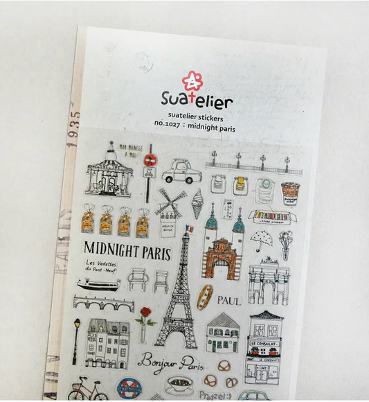 Suatelier Stickers | Midnight Paris | 1027