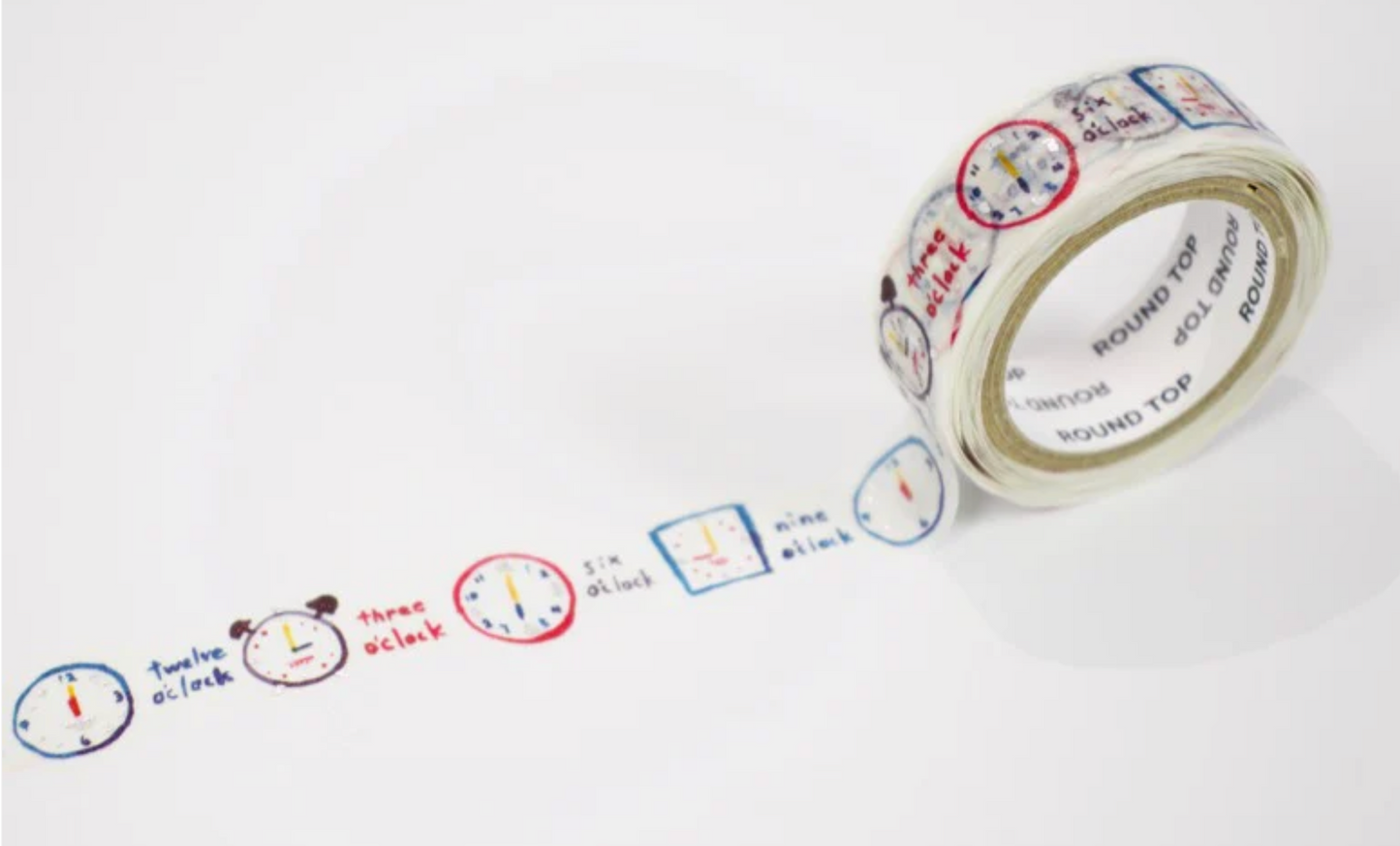 Round Top | Clock Japanese Washi Tape | SC-MK-080