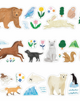 KING JIM | Kiss Cut Clear Washi Tape | Animals | CMTSE30-002