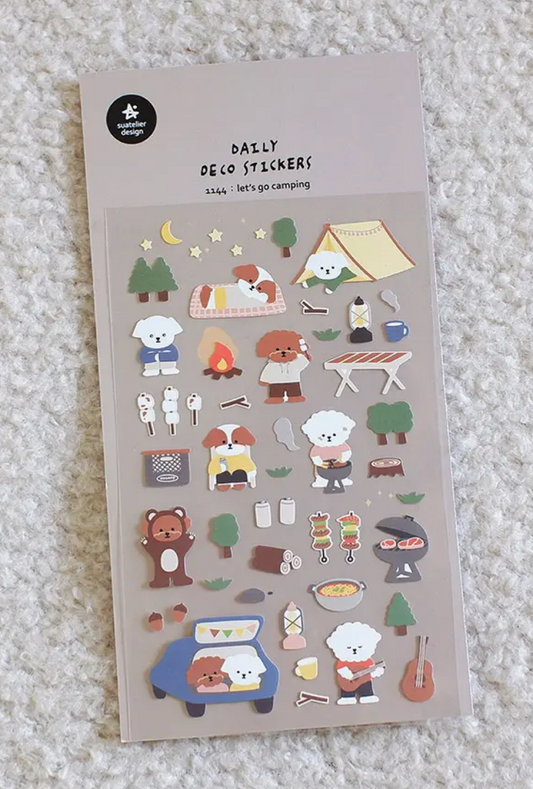 Suatelier Stickers | Let's Go Camping | 1144