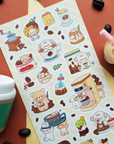 STICK II | Furry Friend's Cafe Sticker Sheet