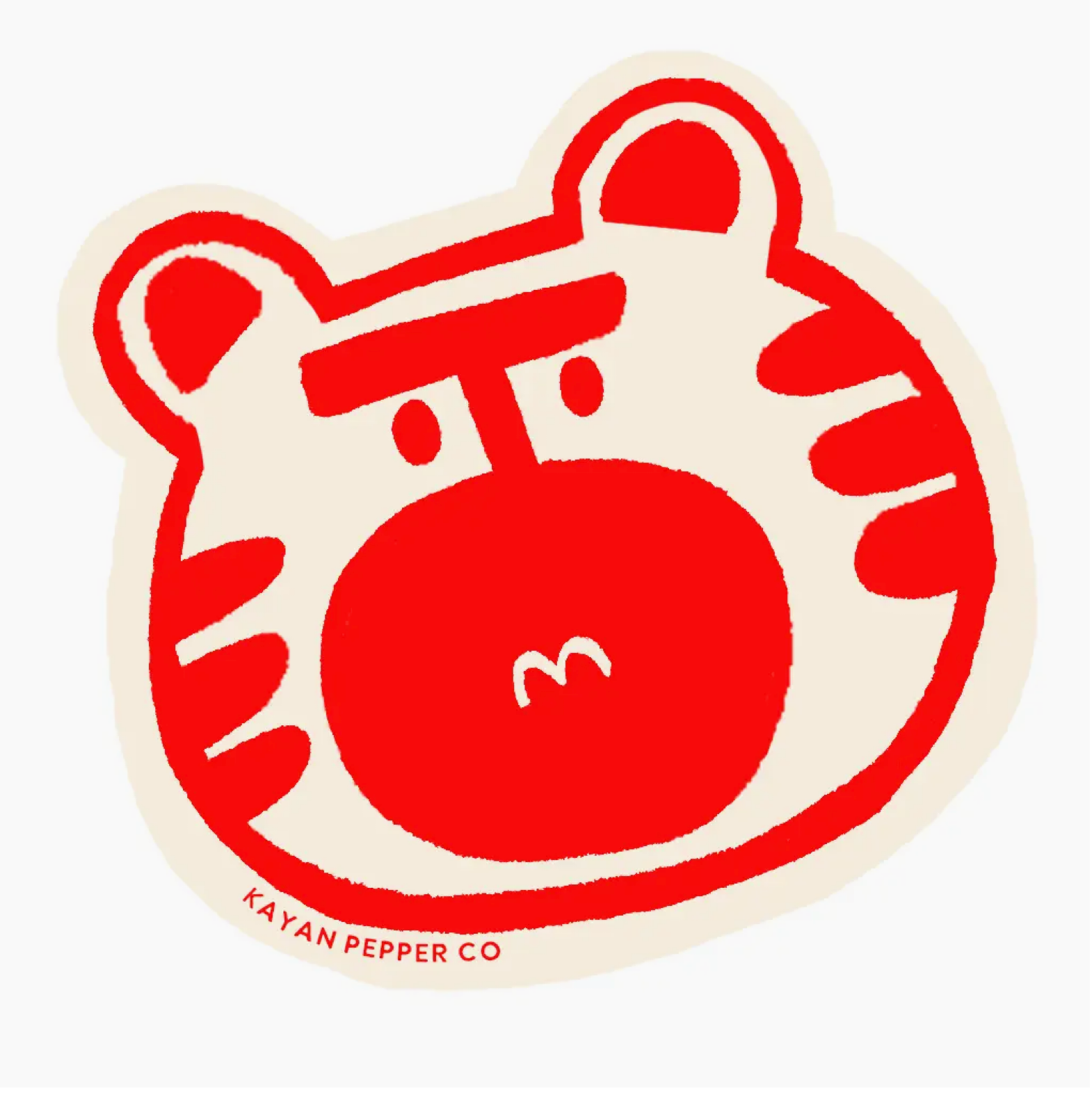 Kayan Pepper | Tiger Vinyl Sticker – KuboandLucy Stationery Co