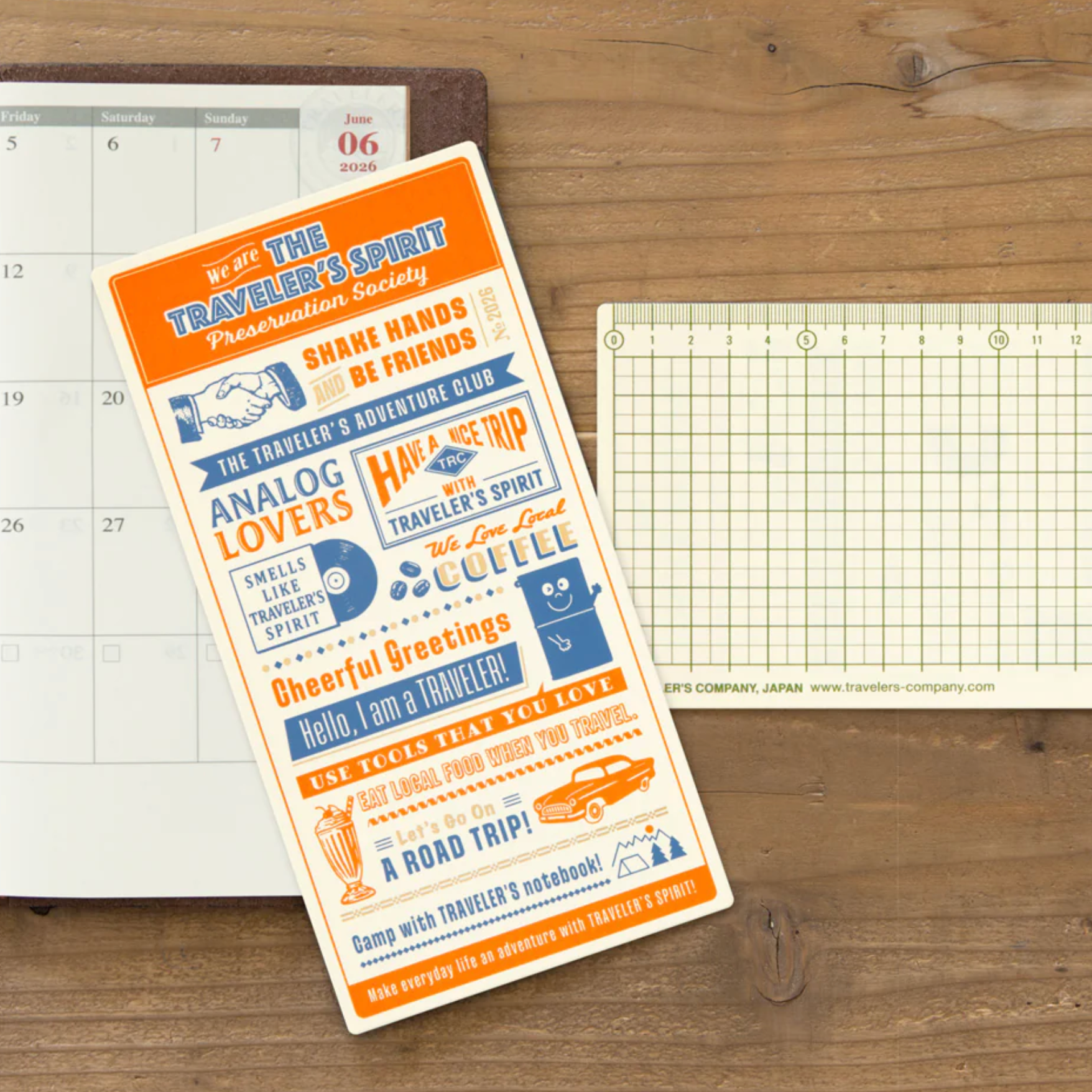 Traveler&#39;s Company | 2026 Traveler&#39;s Spirit Standard Plastic Pencil Board