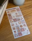 Dana ate Oatmeal | Maplewood Washi Sticker Sheet