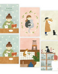 Mariko Fukuoka | Meow Postcards Pad | 25-562