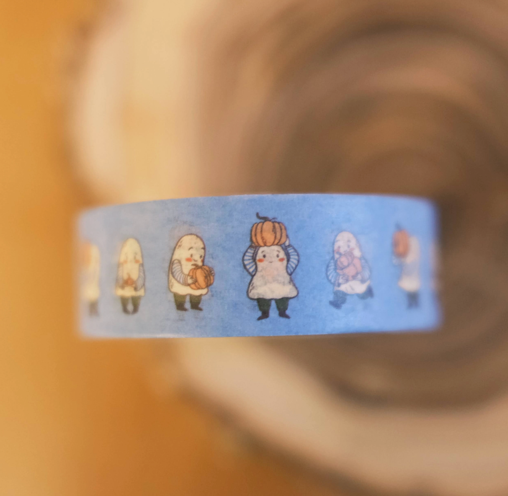 Justine Gilbuena | Pumpkin Ghost Washi Tape