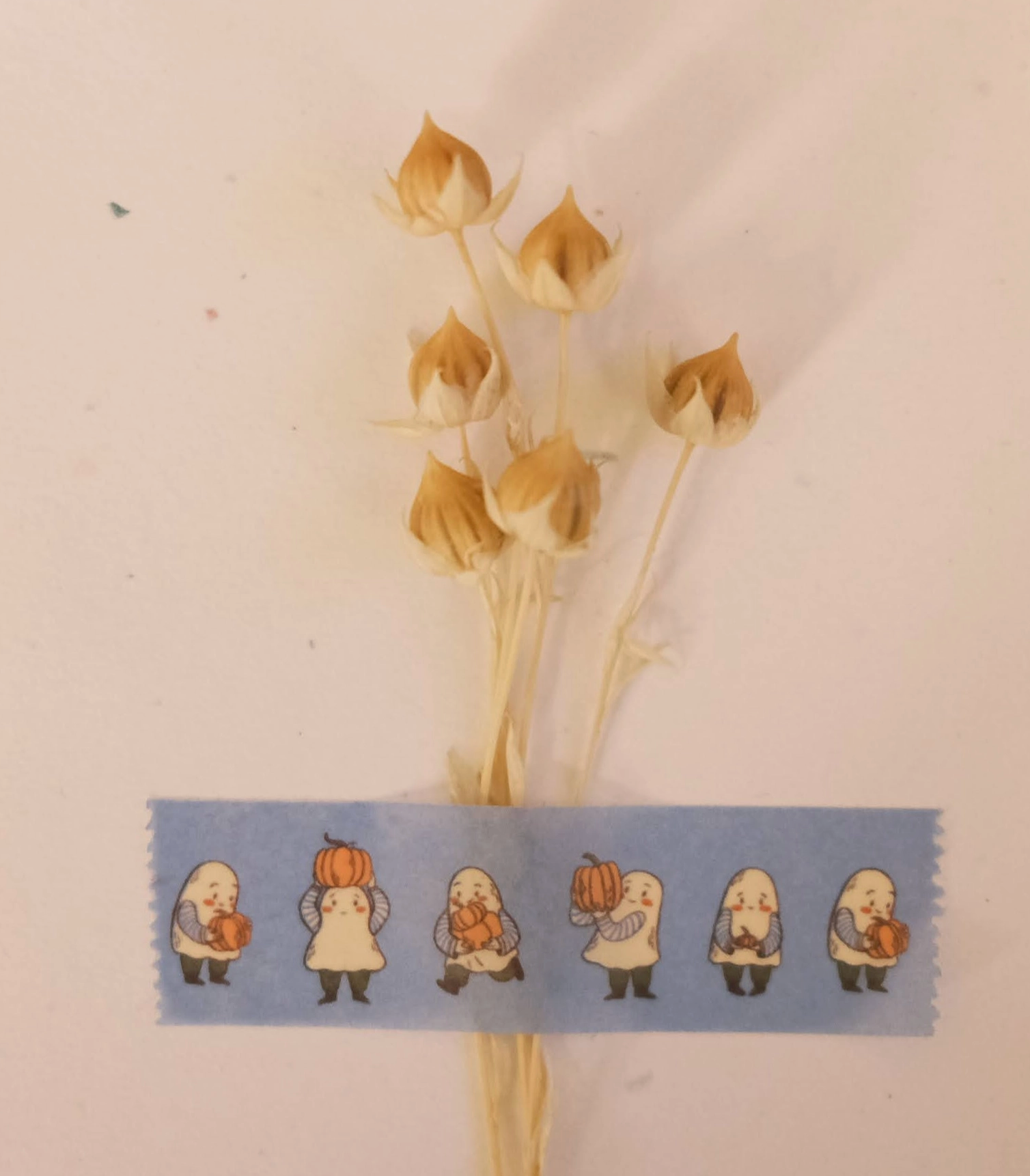 Justine Gilbuena | Pumpkin Ghost Washi Tape