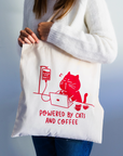 Moonaries Illo | Powered By Cats and Coffee Tote