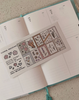 Dana ate Oatmeal | Flower Pressing Sticker Sheet