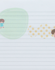 Mizutama | Transparent Sticky Notes | Polka Dot Coral | S2852519