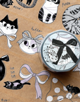 Sesame & Peanut | Ribbon Cat P.E.T Tape