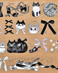 Sesame & Peanut | Ribbon Cat P.E.T Tape